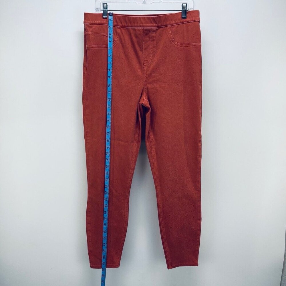 Spanx Leggins Pants Size XL Women’s Ankle Jeanish Island Orange Flawed - Picture 4 of 12